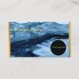 Marble azul de tarjeta de visita