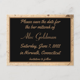 Marble beige Guardar postal de fecha