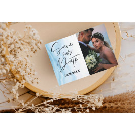 Marble Blanco Guardar la tarjeta de personalizable