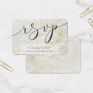 Marble blanco moderno con tarjetas de inserción RS