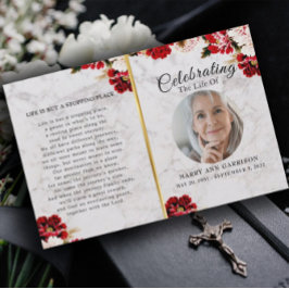 Marble Burgundy Rubor Celebración del programa de 