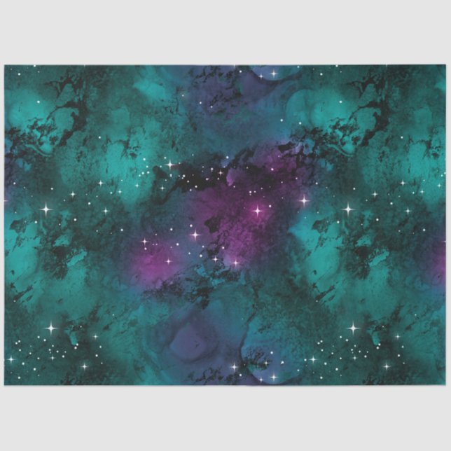 Marble Galaxy Series Diseño 18 Papel de tejidos (Anverso)