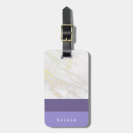 Marble Ombre ⎢ Monograma Etiqueta de equipaje