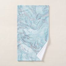 Marble plateado azul acuático