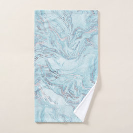 Marble plateado azul acuático