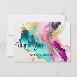 Marble Resumen - Tarjeta de agradecimiento