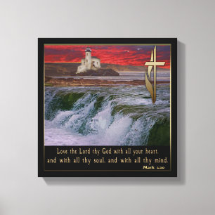 Marca 2:20 poster de lienzo