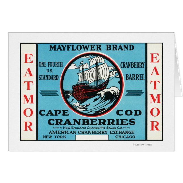 Marca Cape Cod Mayflower Eatmor Cranberries (Anverso (Horizontal))