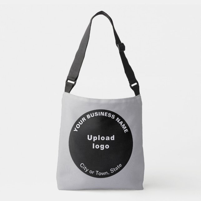 Marca comercial de forma redonda negra en bolsa de (Anverso)
