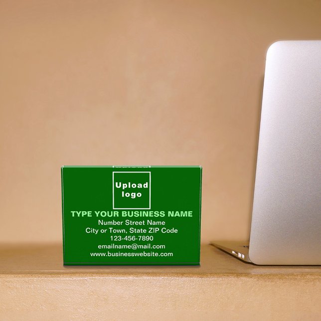 Marca comercial en el bloque de fotos Green Rectan (Subido por el creador)