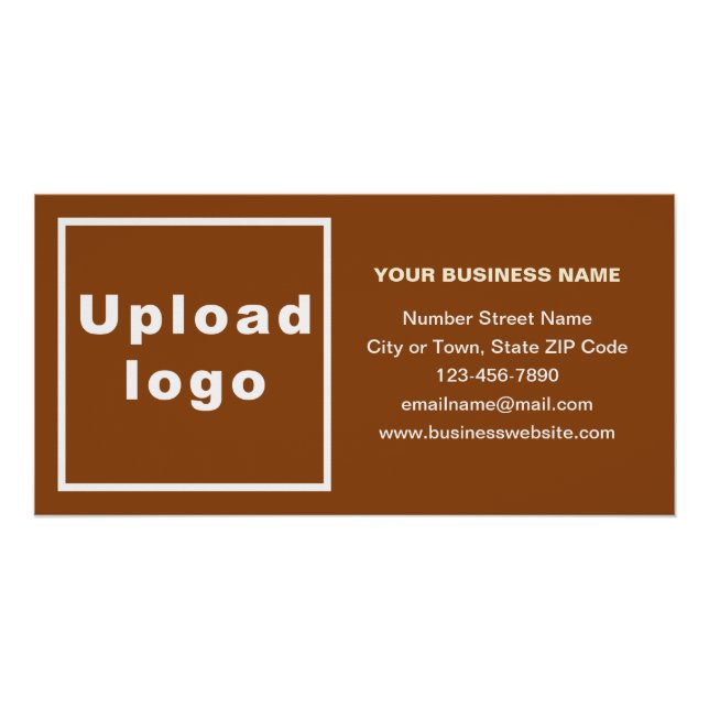 Marca comercial en el Poster Glossy Rectangle Brow (Anverso)