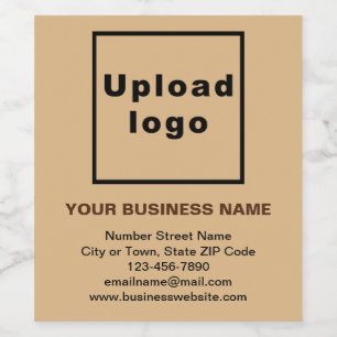 Marca comercial en etiqueta de botella de vino mar