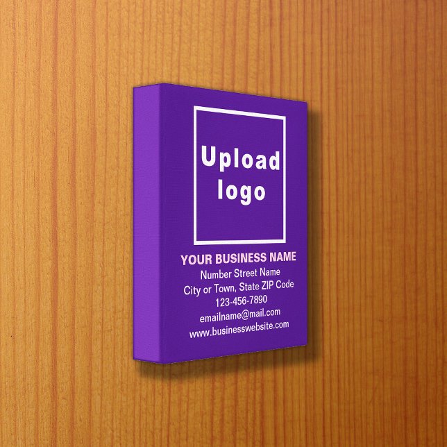 Marca comercial en impresión de lienzo púrpura (Subido por el creador)