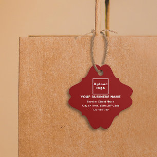 Marca comercial en la etiqueta de forma de Red Fan
