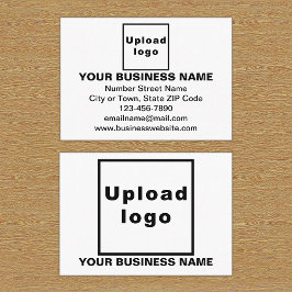 Marca comercial en tarjeta de gabinete de rectángu