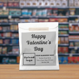 Marca Comercial Gris; San Valentín; Bolsa de Papel