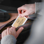 Marca comercial marrón claro en estuche para tarje<br><div class="desc">Marca de negocios marrón claro en funda de tarjetas de visita de personalizable. Personalizar de ello subiendo el logotipo de tu empresa y escribiendo el nombre, la dirección, el número de teléfono, el correo electrónico y el sitio web o la página de medios sociales de tu empresa. Personalizar que anuncie...</div>