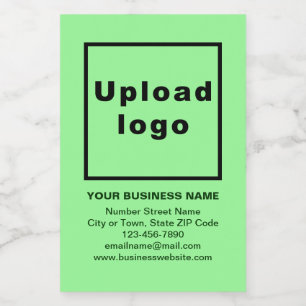 Marca comercial sobre tamaño pequeño verde claro