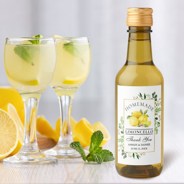 Marca de agua Lemons Gold Limoncello Pequeña (Customize to change text size, color or text style.)
