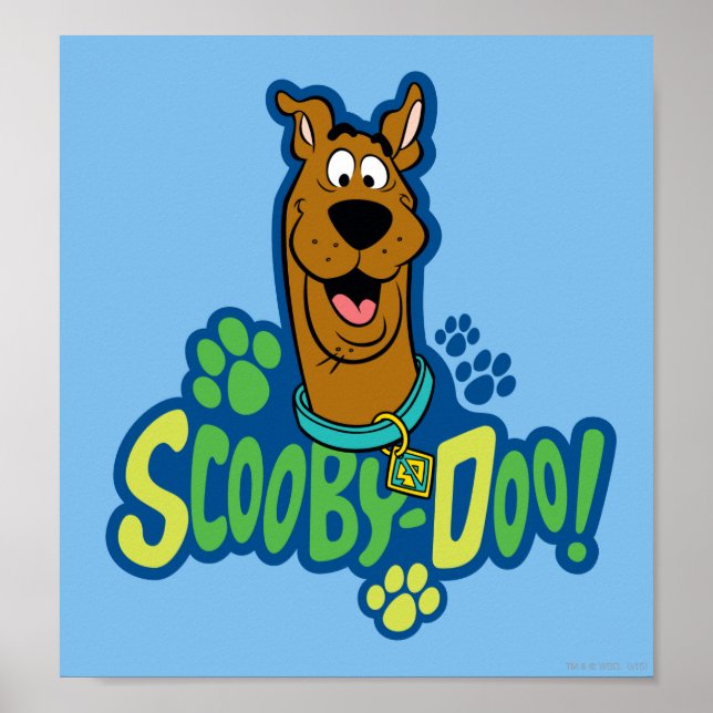 Marca de carácter de impresión Scooby-Doo Paw (Frente)