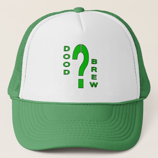 Marca de DB07-Question - verde/negro - gorra del (Anverso)