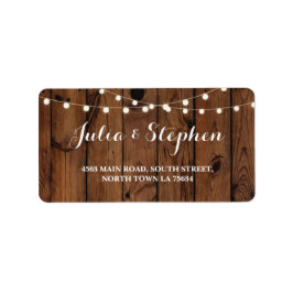 Marca de la etiqueta de la dirección de retorno de