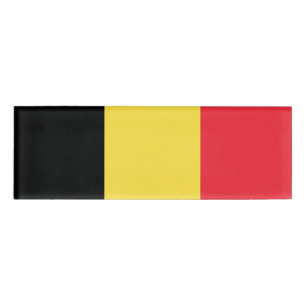 Marca de la etiqueta de nombre de Bélgica
