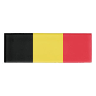 Marca de la etiqueta de nombre de Bélgica