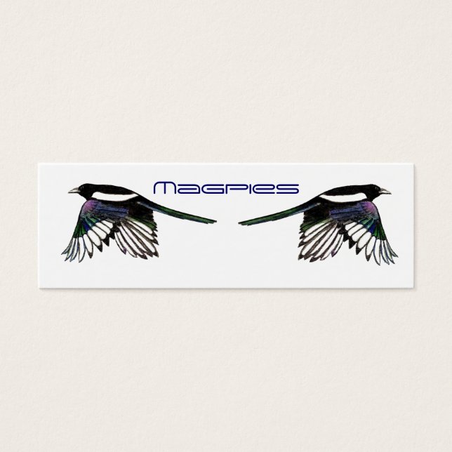 Marca de libro de magpies (Frente)