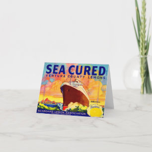 Marca de limones de la marca Sea-Cured