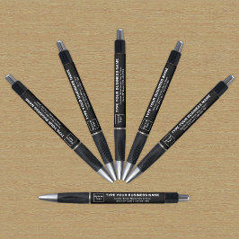Marca de Negocio Negro en Bolígrafo