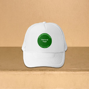 Marca de negocios de redondeo verde en sombrero pa