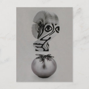 Marca de preguntas ~ postal / invitación