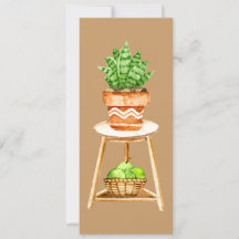 Marca del libro de cactus y frutas