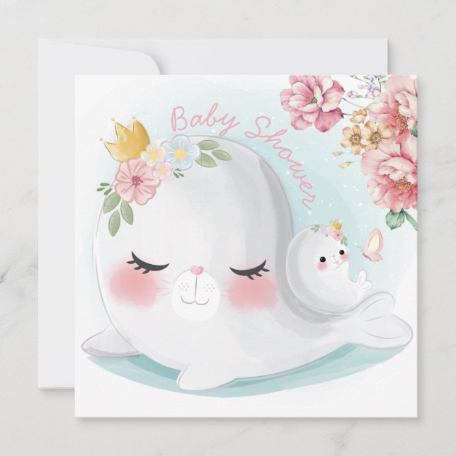 Marca la invitación a Baby Shower (Anverso)