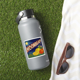 Marca Moonbeam Etiqueta de cítricos de época