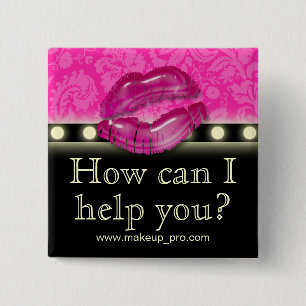 Marca nombre de artista Etiqueta botón Luces de br