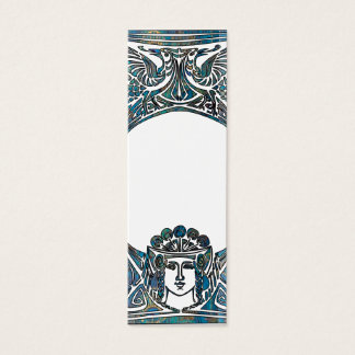 Marcador Art Nouveau Lady and Birds