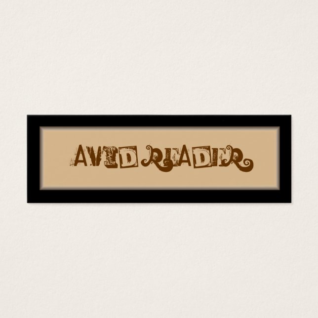 Marcador Avid Reader (Frente)