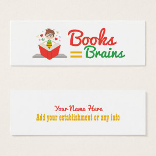 Marcador Books Equal Brains
