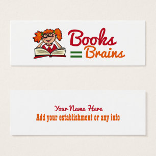 Marcador Books Equal Brains