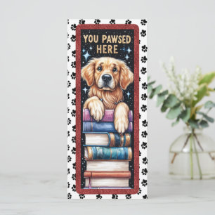 Marcador Cute French Golden Retriever