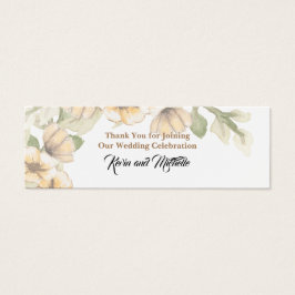 Marcador de agradecimiento de boda