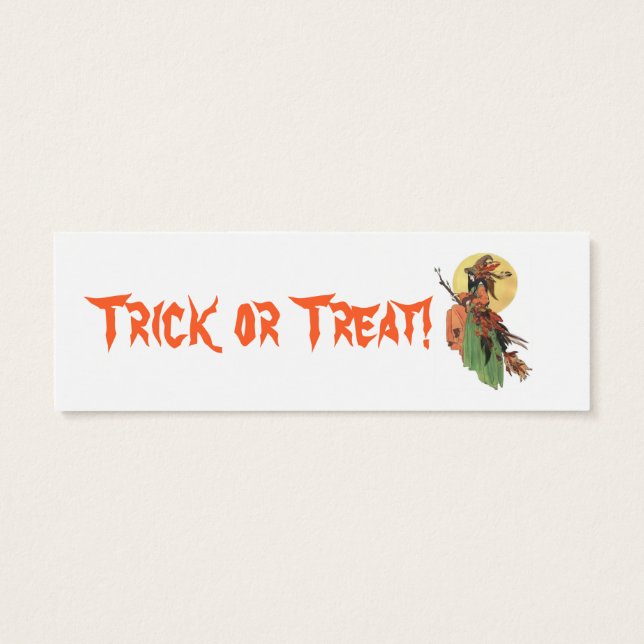 Marcador de bruja de Halloween (Atrás)