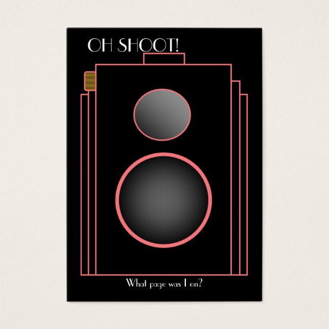 Marcador de cámara Deco (parisino) (Frente)