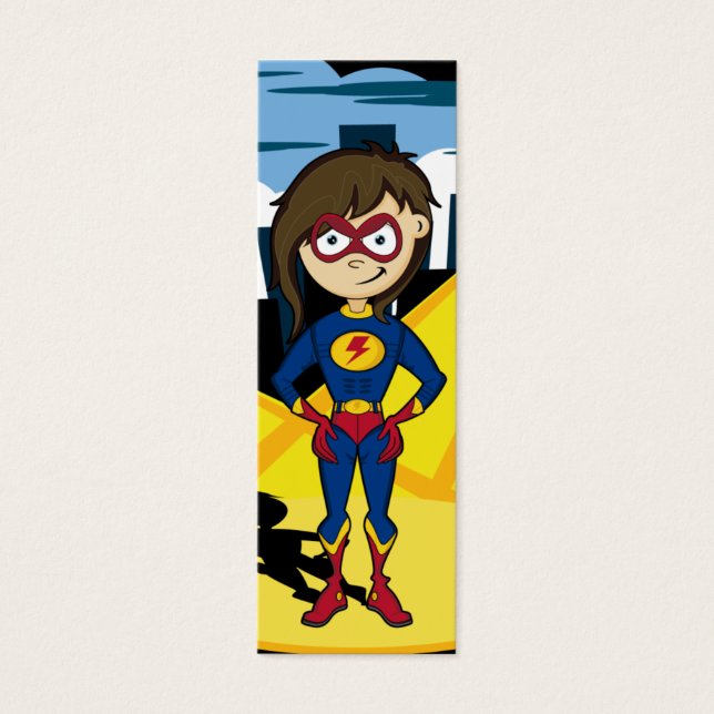 Marcador de Chica de superhéroes cutáneos (Frente)