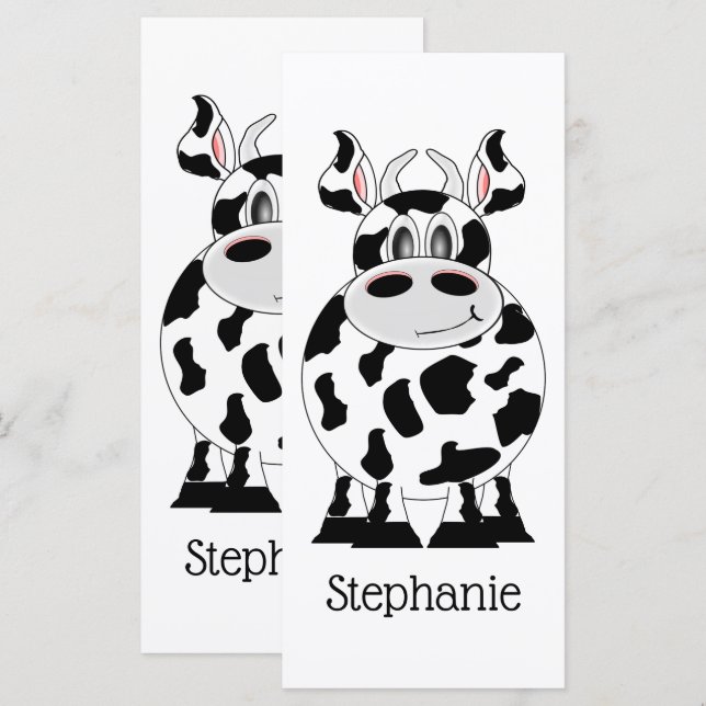 Marcador de diseño de vaca (Anverso / Reverso)