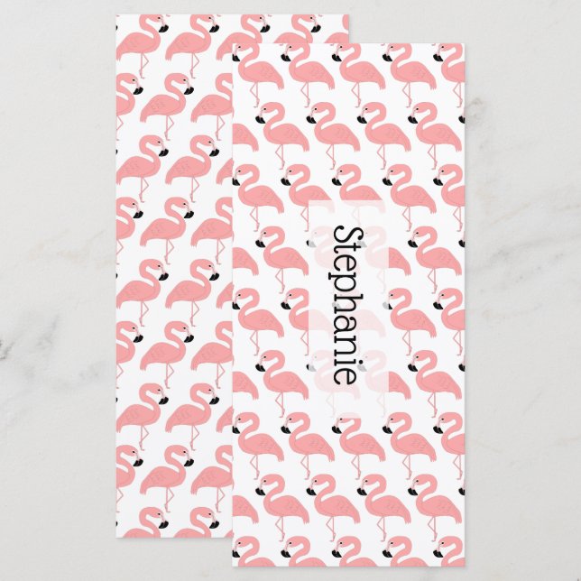 Marcador de diseño Flamingo (Anverso / Reverso)