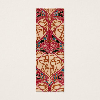 Marcador de diseño rojo vintage