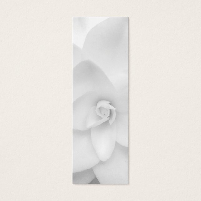 Marcador de flor blanco (Frente)